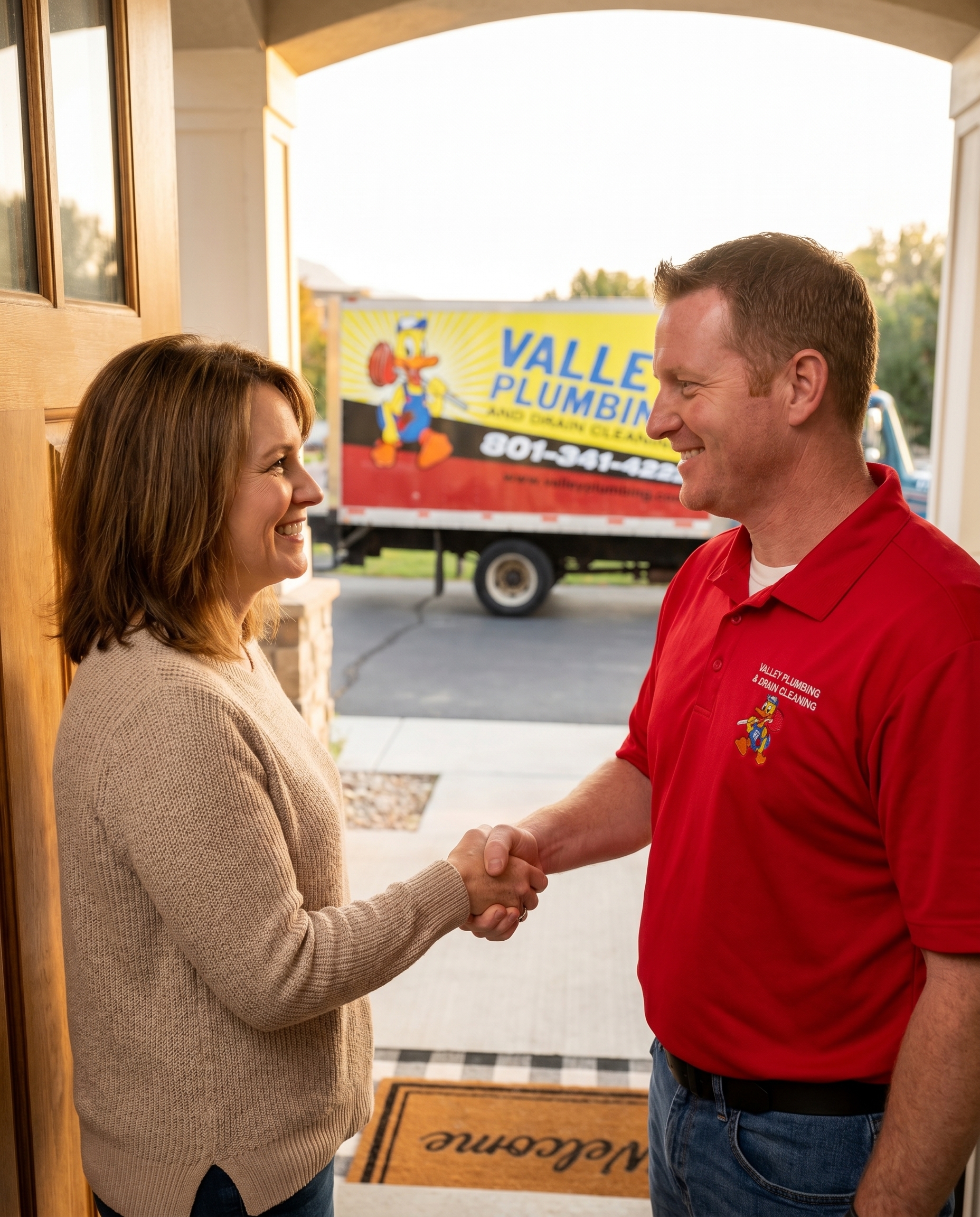Valley Plumbing technician ready to help