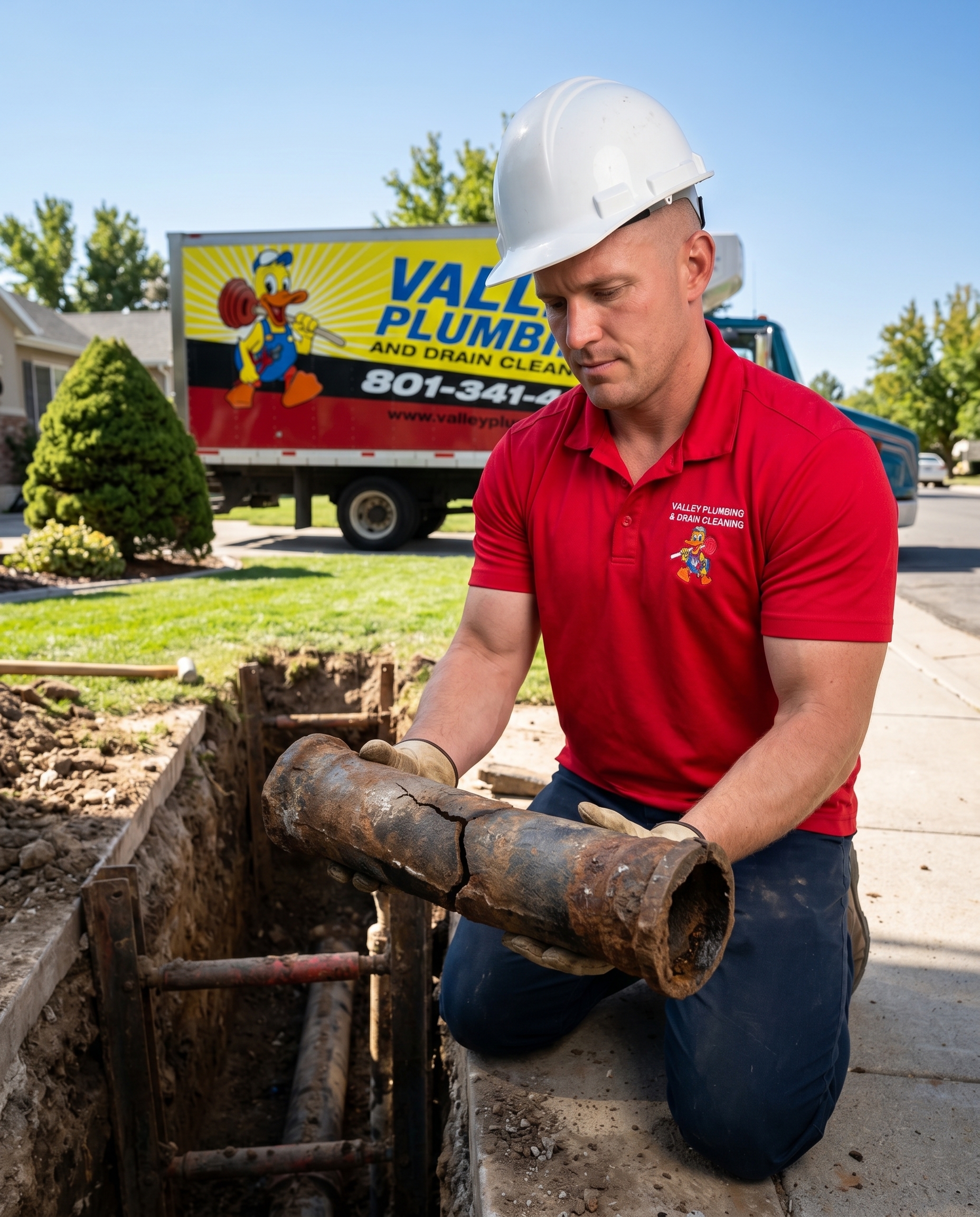 Sewer Line Excavation