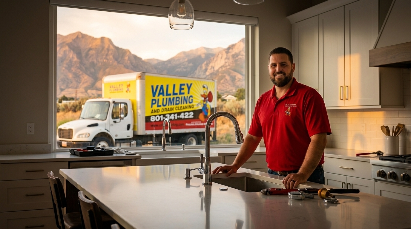Close-up of a dripping bathroom faucet