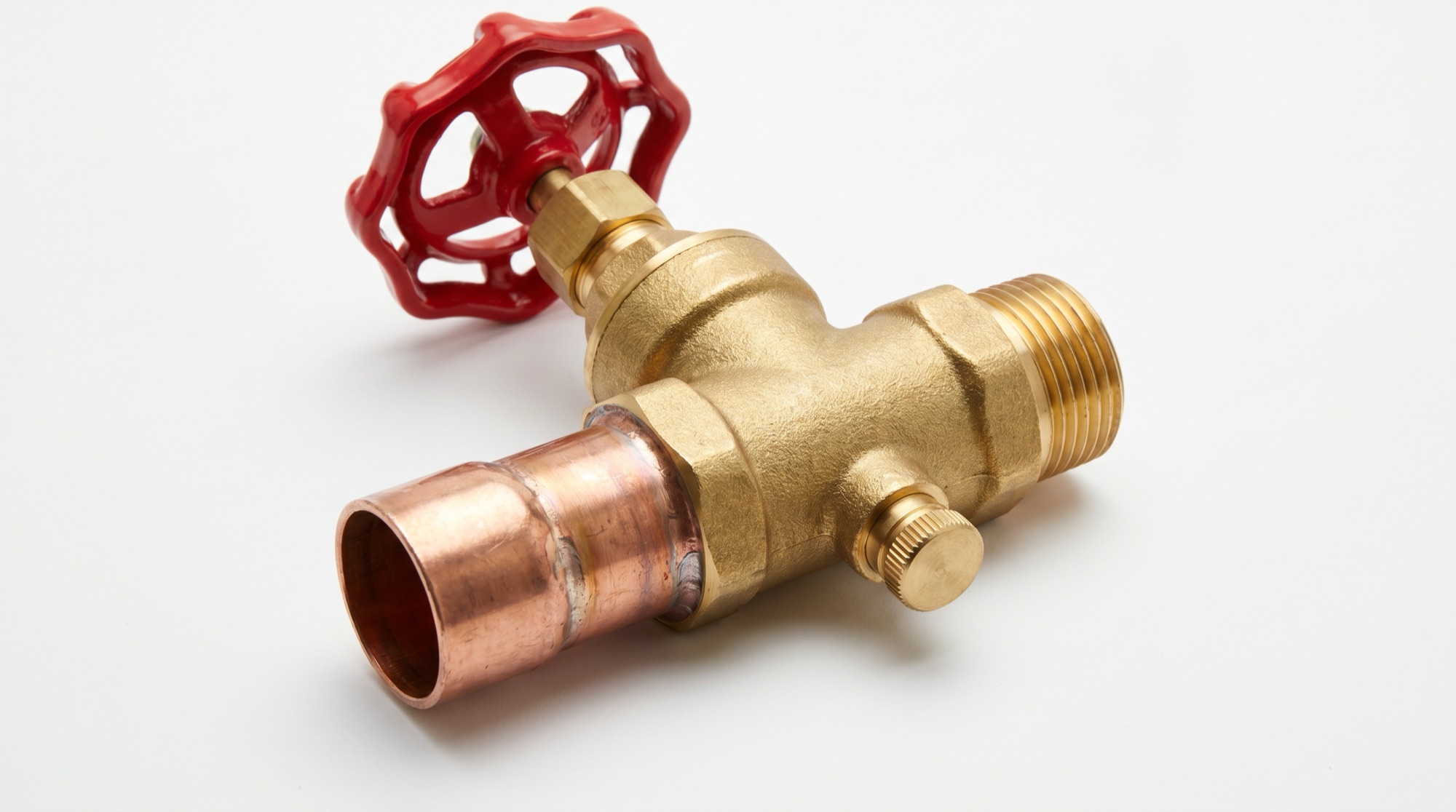 Valley Plumbing technician replacing a stop and waste valve on a Utah home water line
